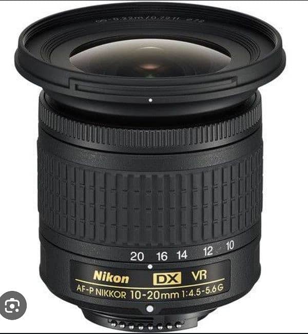 WIDE ANGLE NIKON 10-20 F3.5 5.6 LENS DX VR PINPACK 1