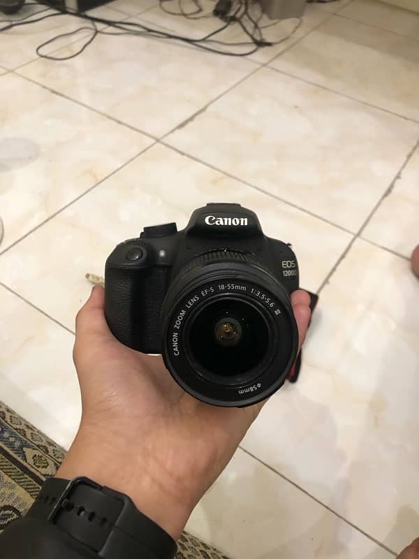 Canon 1200d dslr with all accessories lens card battery 2