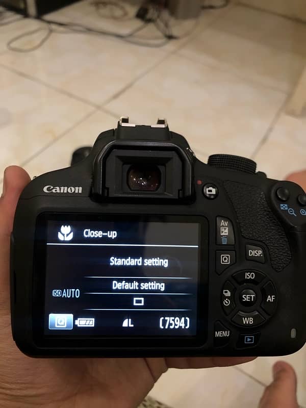 Canon 1200d dslr with all accessories lens card battery 3