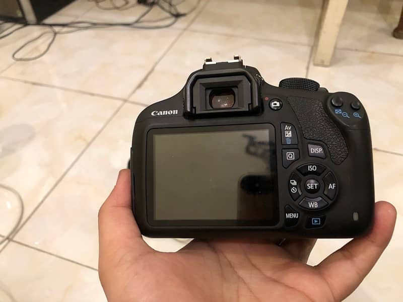 Canon 1200d dslr with all accessories lens card battery 14