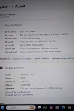 Dell Inspiron 3501 ( i5-11th generation ) Laptop Urgent Sale