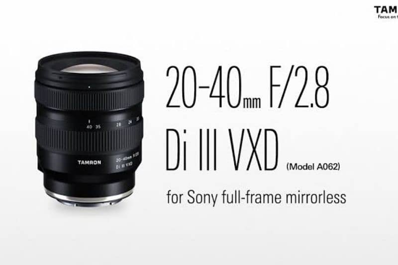 SONY BEST LENS TAMROON 20-40 F2.8 MIND-BLOWING LENS SONY FILL FRAME 0