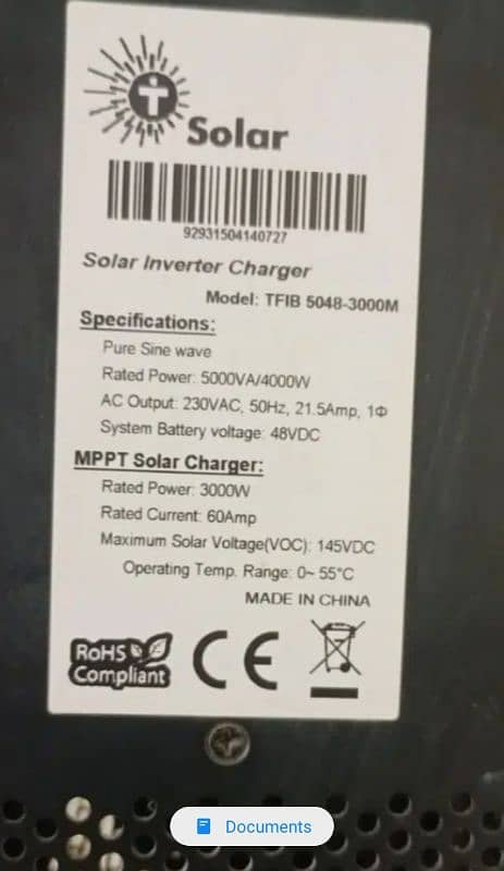 Tesla 5 Kva Soler inverter 0