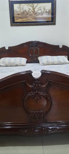 Wooden bed