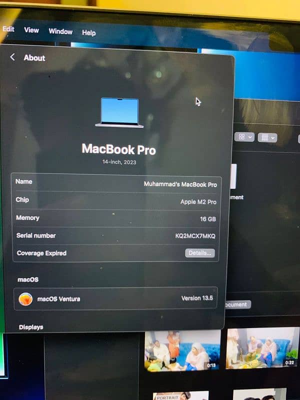 MACBOOK PRO | M2 PRO | 16GB RAM 1TB SSD | WITH BOX 8