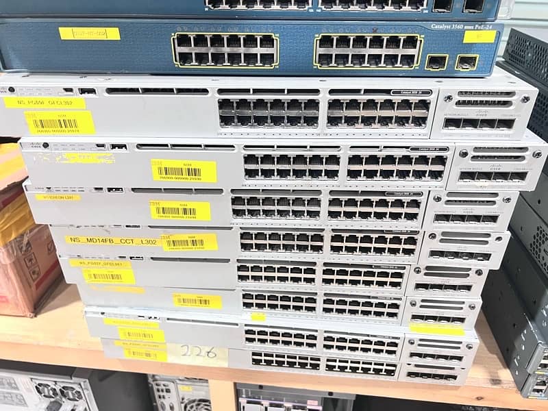 Cisco switches 1G 10G giga and giga poe 1