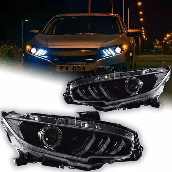 Headlights Backlights Modified All Cars Inshallah 4