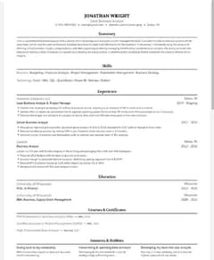 Make a professional resume