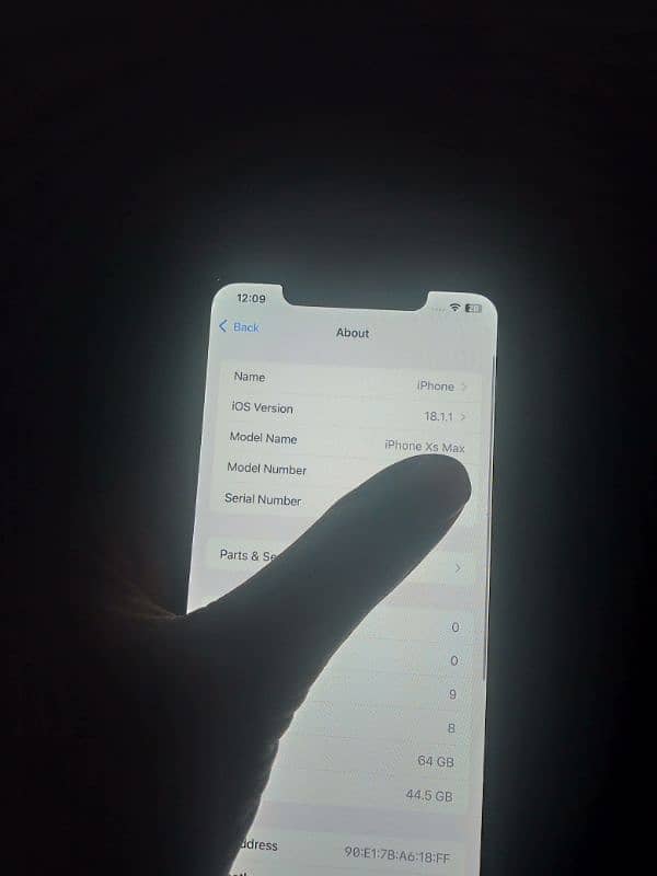 I phone xs max no open no repair exchange possible 03703704175 0