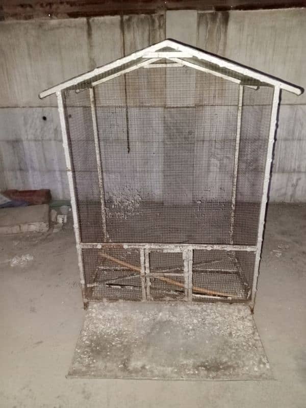 hen and bird cage 2