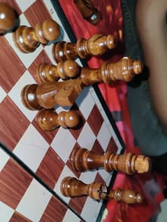 Chess Board 32 pieces wooden, Chess Pieces Only No Board