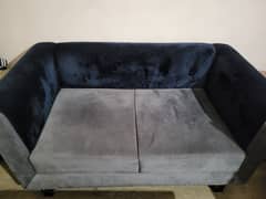 5 seater sofa set with glass table