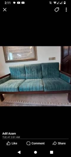 Pure shisham wood 3 seater at reasonable rate