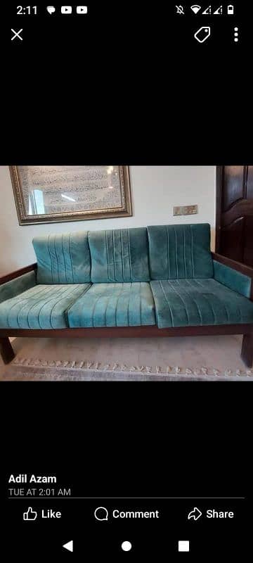 Pure shisham wood 3 seater at reasonable rate 0