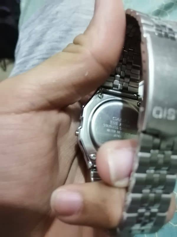 Casio A159w silver 4