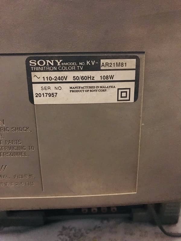 Sony original tv non repair original condition all ok no fault 1