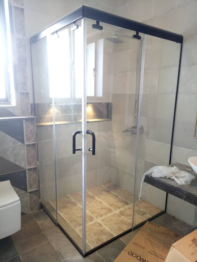 Shower cabins / Aluminum windows / Glass works / Aluminum Door 4