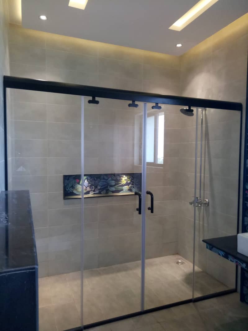 Shower cabins / Aluminum windows / Glass works / Aluminum Door 6