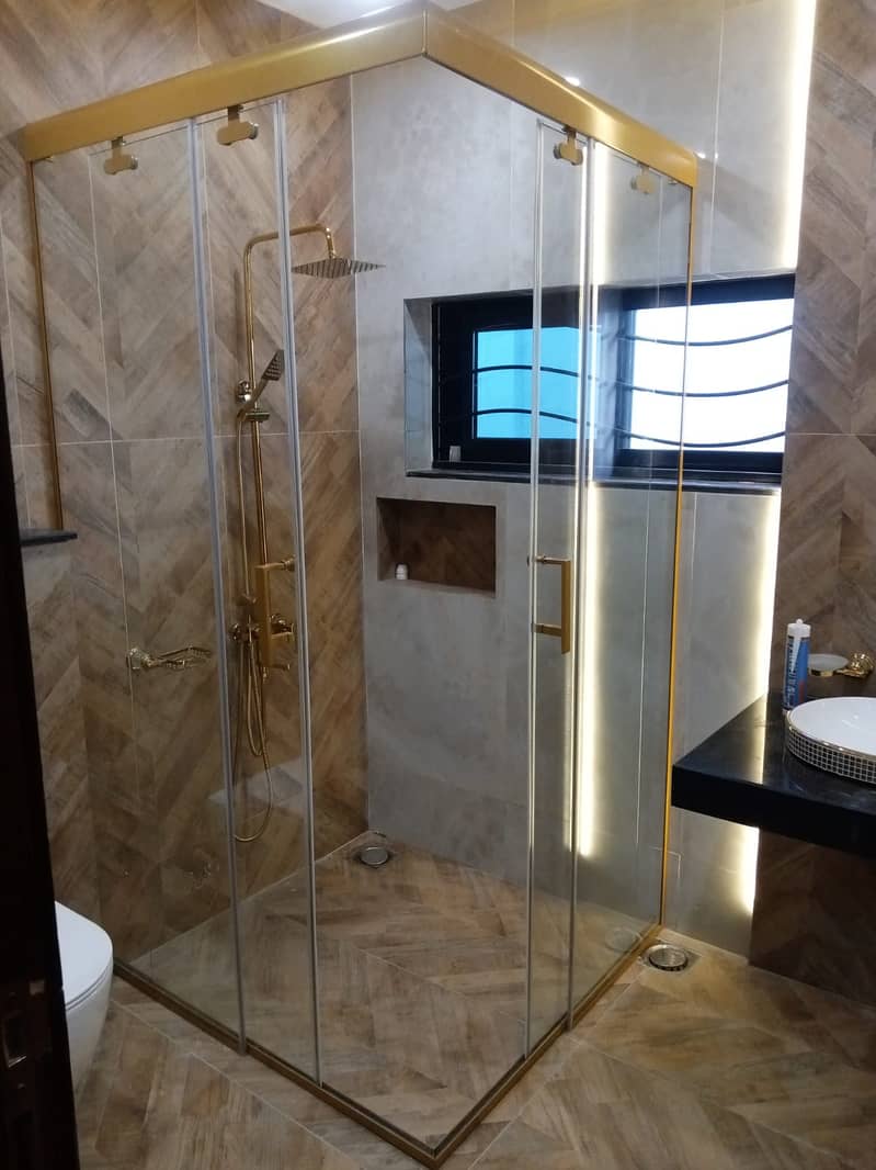 Shower cabins / Aluminum windows / Glass works / Aluminum Door 12