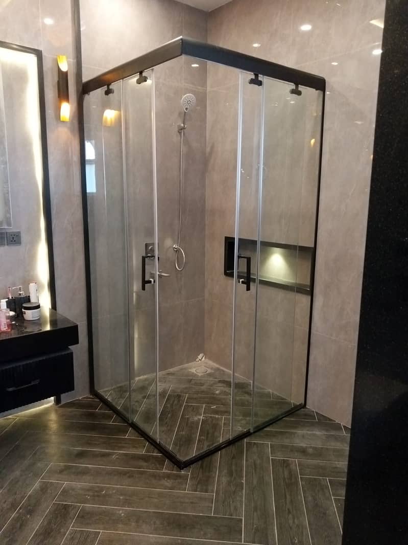 Shower cabins / Aluminum windows / Glass works / Aluminum Door 14