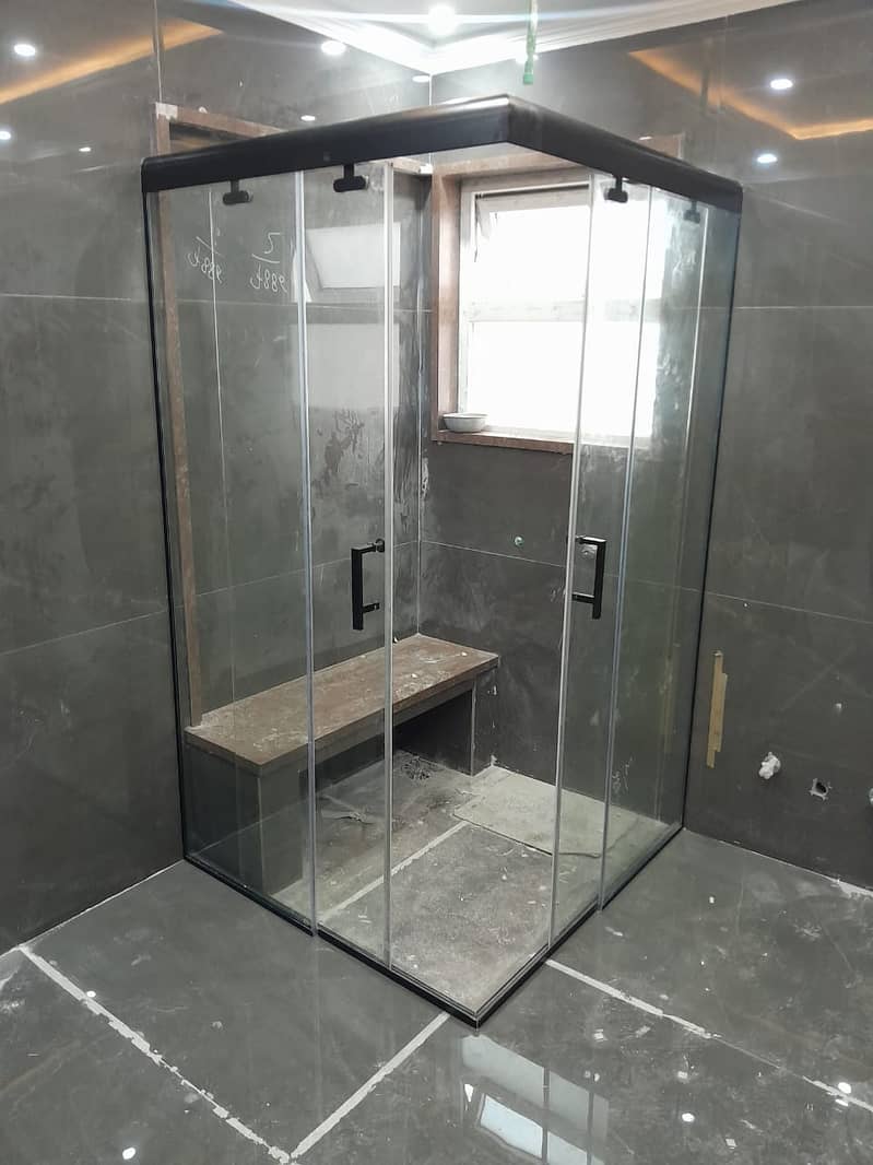 Shower cabins / Aluminum windows / Glass works / Aluminum Door 17