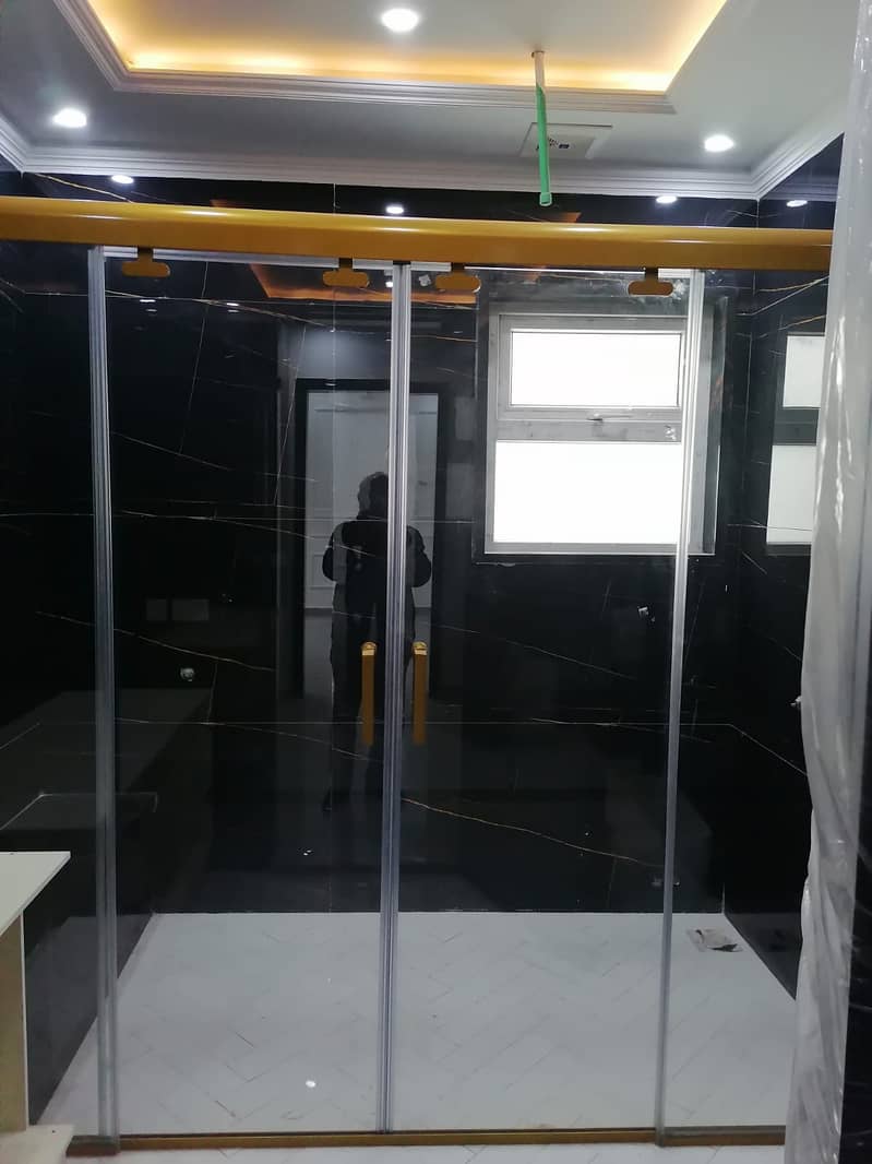 Shower cabins / Aluminum windows / Glass works / Aluminum Door 19