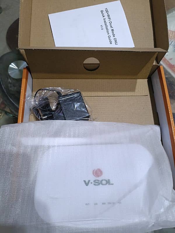 Vsol  2 Antenna Fiber Optic Wifi Router/Modem 2