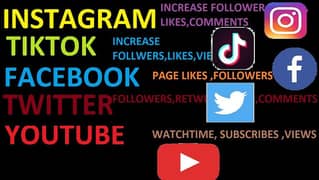 tiktok and other social media apps likes and followers are available