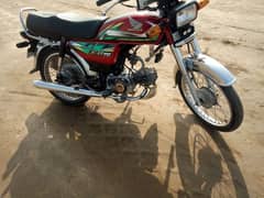 honda cd 70 2022 model in very good condition contect no 03336729894