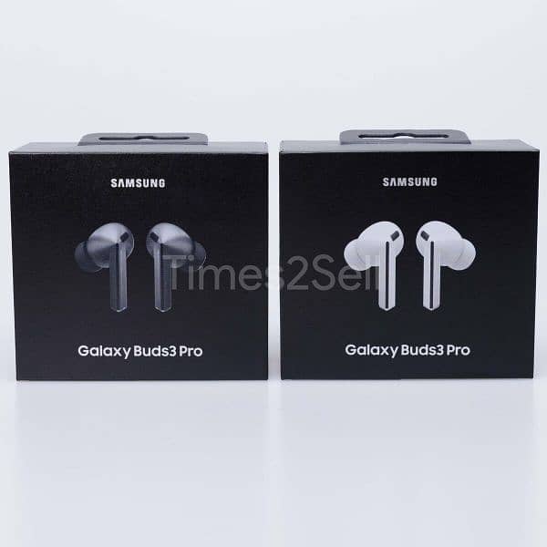 Brandnew box-pack Samsung Buds 3 pro (white and Silver) 0