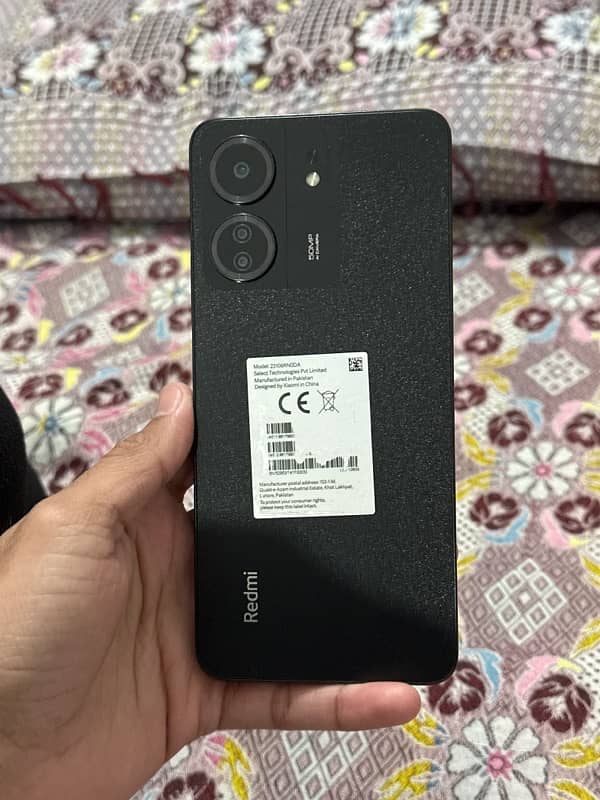 Redmi 13c 6+6 12/128 Gb 10/10 condition with box cable charger 0