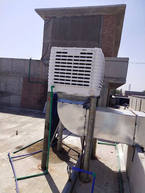 Evaporative air Cooler and Ducting System Energy Saver call03006121281 2