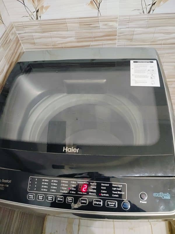 haier 15kg fully automatic washing machine 0