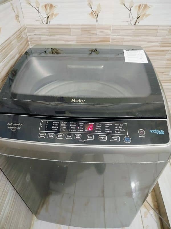 haier 15kg fully automatic washing machine 2