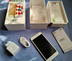 oppo A57 brand new complete box charger