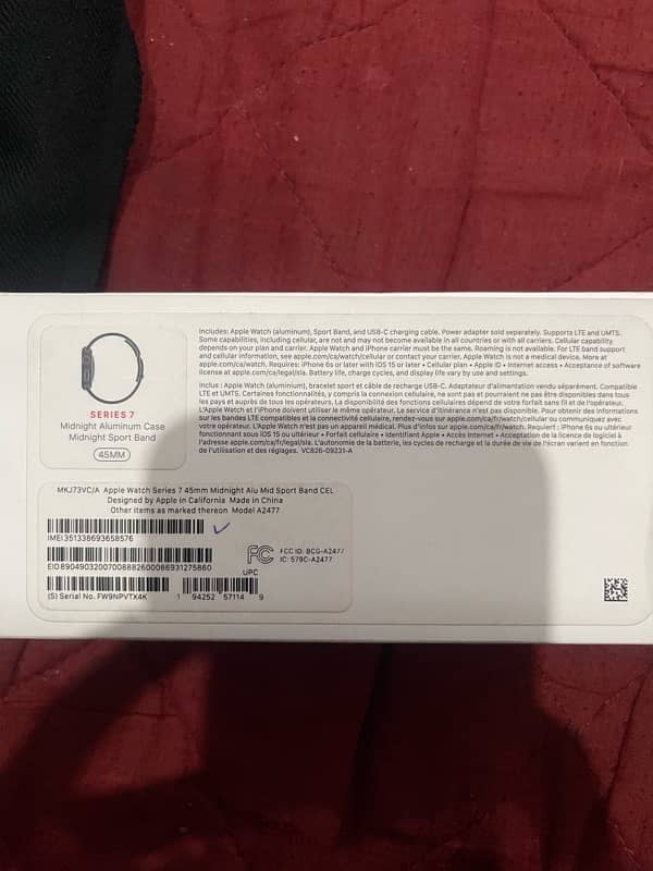 Apple watch series 7 (45mm) with box 8