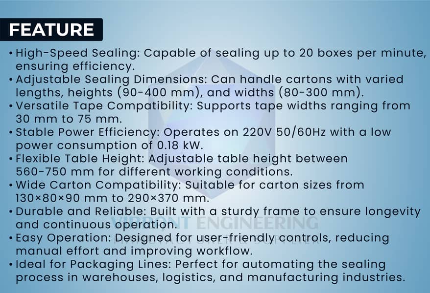 Carton Sealer Machine | Carton Taping Machine Sealing Packing Machine 3