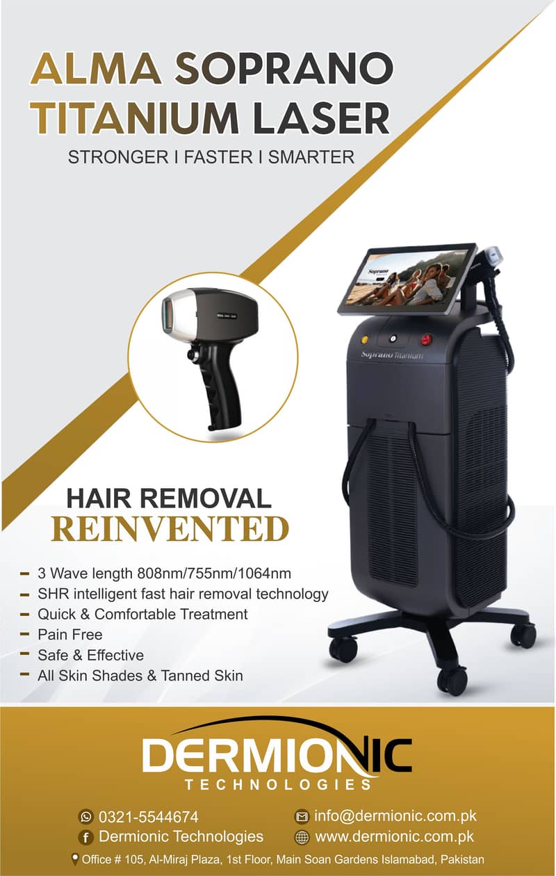 Maga Sale (25% OFF ) on All Aesthetic Machines /Soprano titaniumlaser 0