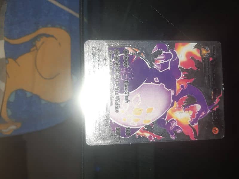 silver pokemon card charizard 0