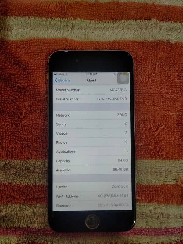 iphone 6 64 gb pta approve(03164363460) 2