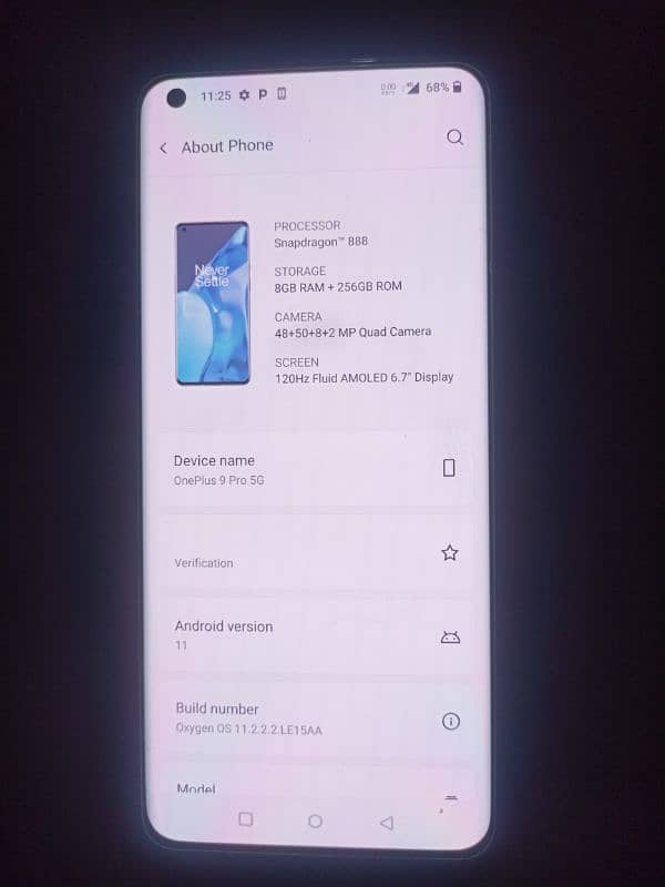 OnePlus 9 pro 5G 8/256 Dual Sim Fresh Condition Pta Approve 3