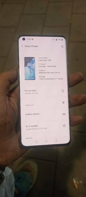 OnePlus 9 pro 5G 8/256 Dual Sim Fresh Condition Pta Approve 6