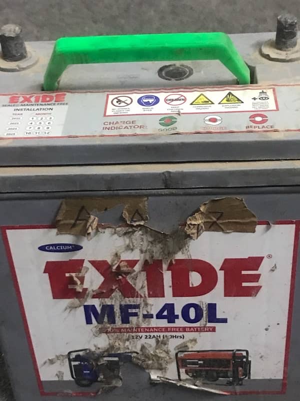 EXIDE BATTERY AVAILABLE URGENT SALE. 1