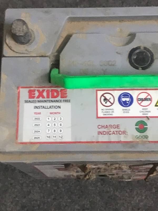 EXIDE BATTERY AVAILABLE URGENT SALE. 4