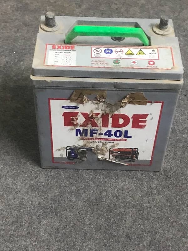 EXIDE BATTERY AVAILABLE URGENT SALE. 5