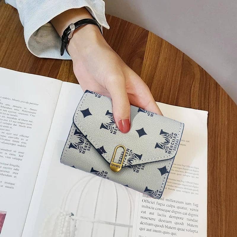 Women's PU Leather Trifold Wallet 1 0