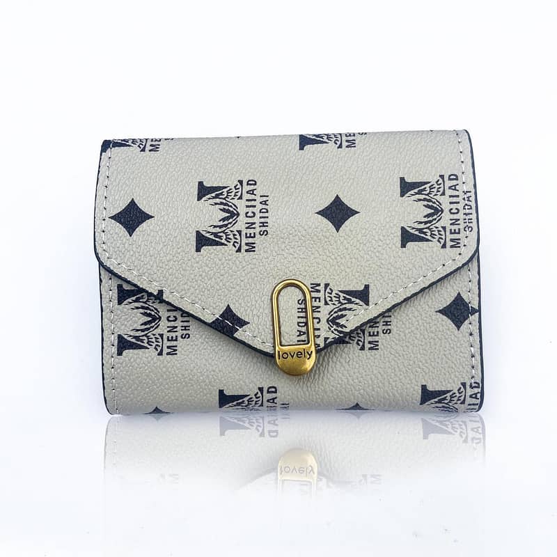 Women's PU Leather Trifold Wallet 1 2