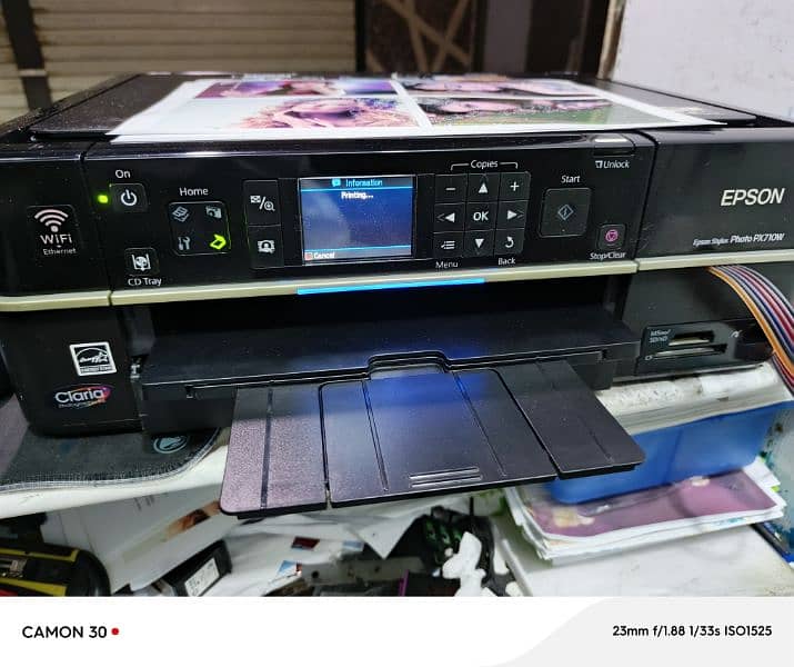 Epson Stylus Photo PX710W Inkjet A4 5760 x 1440 DPI 40 ppm Wi-Fi U. K 8