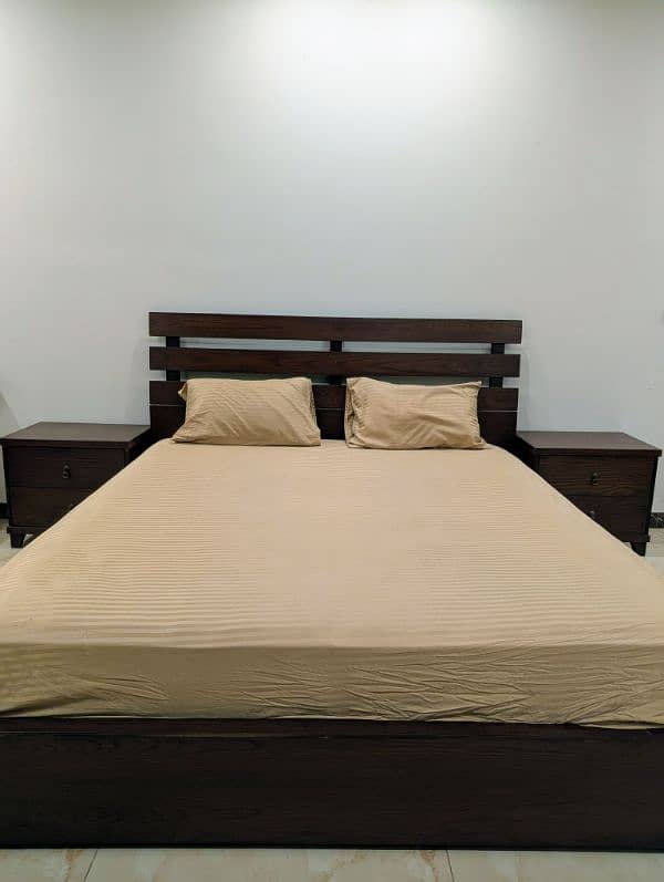 Modern Nordic Wooden Bedset 0