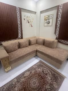 L shaped sofa set